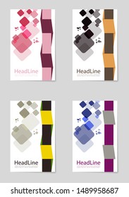 Brochure template flyer background for business design