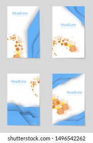 Brochure template flyer background for business design