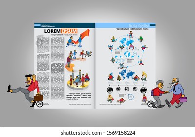 Brochure template flyer background for business design