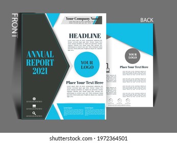 Brochure template flyer background for business design and leaflet