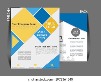 Brochure template flyer background for business design and leaflet