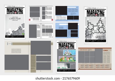 Brochure template flyer background for business design