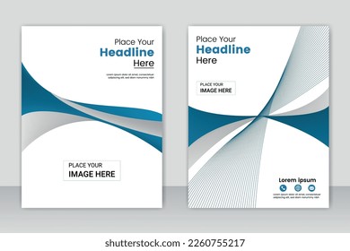 Brochure template flyer background for business design. Brochure Layout template, cover design background, annual reports. For social media flyer design