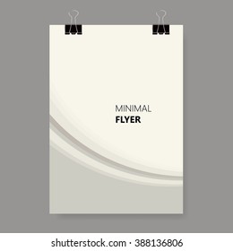Brochure template flyer background for business design in A4 size ,