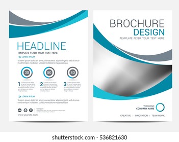 Fondo del folleto de plantillas de folleto para el diseño empresarial