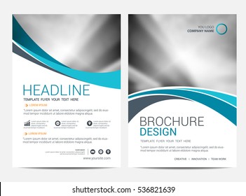 Brochure template flyer background for business design