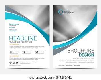 Brochure template flyer background for business design