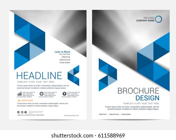 Brochure template flyer background for business design