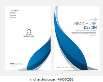 Brochure template flyer background for business design