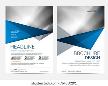 Brochure template flyer background for business design