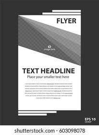 Brochure template flyer for business, design, education, presentation, website, magazine page.