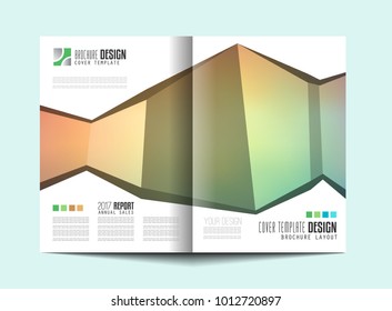 Plantilla de folleto, Diseño de volante o cubierta para fines comerciales. Diseño elegante con espacio para texto e imágenes.