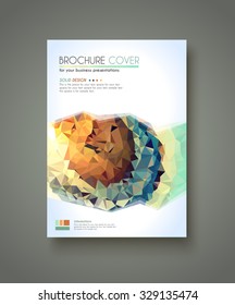 Brochure template, Flyer Design and Cover for business presentation and magazine covers.