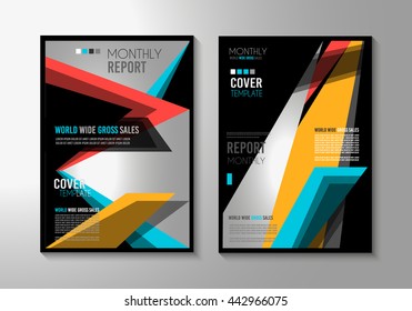 Brochure template, Flyer Design  Cover for business presentation and magazine covers, annual reports and marketing generic purposes.