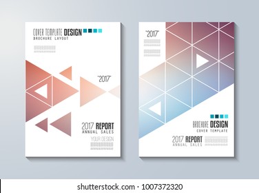 Brochure template, Flyer Design or Depliant Cover for business purposes. Elegant layout with space for text and images.