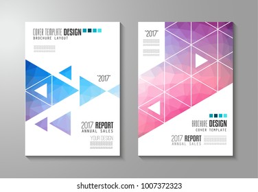 Brochure template, Flyer Design or Depliant Cover for business purposes. Elegant layout with space for text and images.