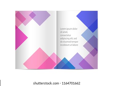 Brochure template, Flyer Design or Depliant Cover for business presentation and magazine cover, annual report