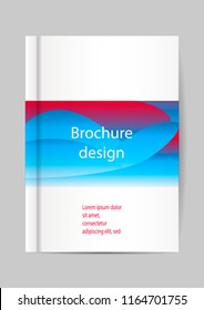 Brochure template, Flyer Design or Depliant Cover for business presentation and magazine cover, annual report