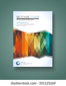 Brochure template, Flyer Design and Depliant Cover for business presentation and magazine covers.