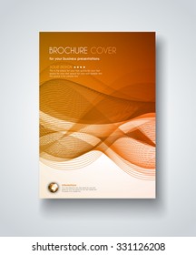 Broschüren-Vorlage, Flyer-Design und Design-Cover für Geschäftspräsentationen und Zeitschriftenhüllen.