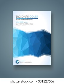 Brochure template, Flyer Design and Depliant Cover for business presentation and magazine covers.