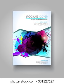 Brochure template, Flyer Design and Depliant Cover for business presentation and magazine covers.