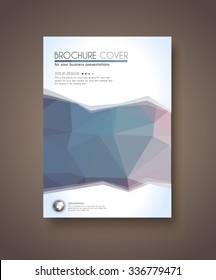 Broschüre, Flyer Design oder Depliant Cover für Geschäftspräsentationen und Zeitschriftenhüllen.