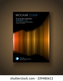 Brochure template, Flyer Design or Depliant Cover for business Brochures, presentation and magazine covers.