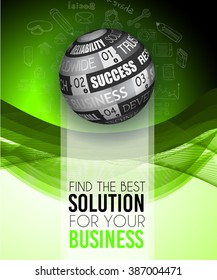 Brochure template, Flyer Design and Depliant Cover for business presentation and magazine covers.