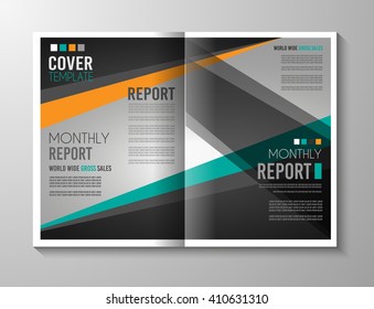 Brochure template, Flyer Design or Depliant Cover for business presentation and magazine covers, annual reports and marketing generic purposes.
