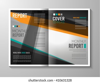 Brochure template, Flyer Design or Depliant Cover for business presentation and magazine covers, annual reports and marketing generic purposes.