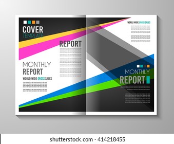 Brochure template, Flyer Design or Depliant Cover for business presentation and magazine covers, annual reports and marketing generic purposes.