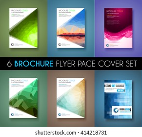Plantilla de folleto, Diseño de volante o Portada de despliegue para presentaciones de negocios y portadas de revistas, informes anuales y propósitos genéricos de marketing.