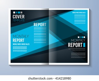 Brochure template, Flyer Design or Depliant Cover for business presentation and magazine covers, annual reports and marketing generic purposes.