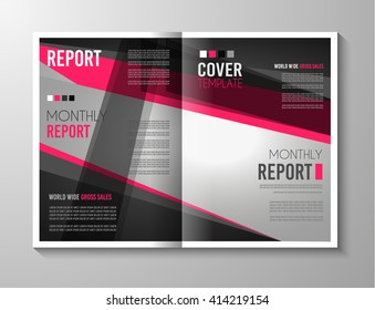 Brochure template, Flyer Design or Depliant Cover for business presentation and magazine covers, annual reports and marketing generic purposes.