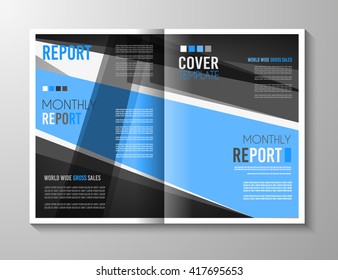 Brochure template, Flyer Design or Depliant Cover for business presentation and magazine covers, annual reports and marketing generic purposes.