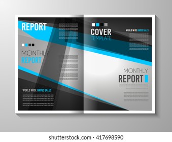 Brochure template, Flyer Design or Depliant Cover for business presentation and magazine covers, annual reports and marketing generic purposes.