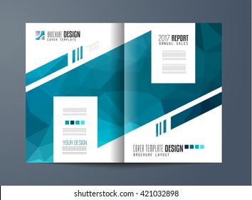 Brochure template, Flyer Design or Depliant Cover for business presentation and magazine covers, annual reports and marketing generic purposes.