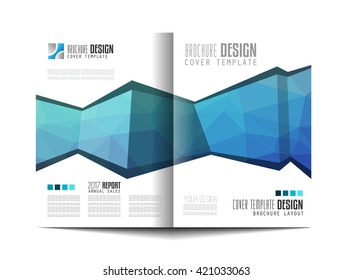 Brochure template, Flyer Design or Depliant Cover for business presentation and magazine covers, annual reports and marketing generic purposes.