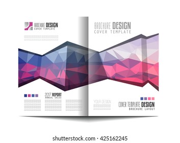 Brochure template, Flyer Design or Depliant Cover for business presentation and magazine covers, annual reports and marketing generic purposes.