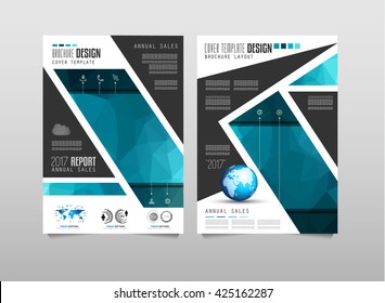Brochure template, Flyer Design or Depliant Cover for business presentation and magazine covers, annual reports and marketing generic purposes.