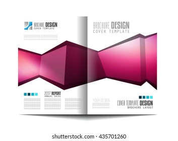 Brochure template, Flyer Design or Depliant Cover for business presentation and magazine covers, annual reports and marketing generic purposes.