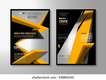 Brochure template, Flyer Design or Depliant Cover for business presentation and magazine covers, annual reports and marketing generic purposes.