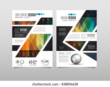 Brochure template, Flyer Design or Depliant Cover for business presentation and magazine covers, annual reports and marketing generic purposes.