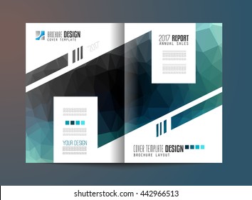 Brochure Template, Flyer Design Or Depliant Cover For Business Presentation And Magazine Covers, Annual Reports And Marketing Generic Purposes.