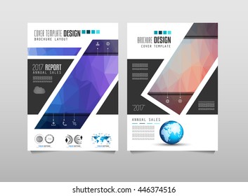 Brochure template, Flyer Design or Depliant Cover for business presentation and magazine covers, annual reports and marketing generic purposes.