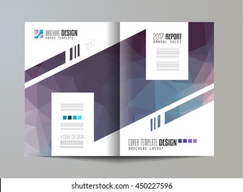 Brochure template, Flyer Design or Depliant Cover for business presentation and magazine covers, annual reports and marketing generic purposes.