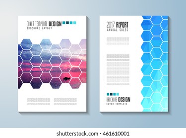 Brochure template, Flyer Design or Depliant Cover for business presentation and magazine covers, annual reports and marketing generic purposes.