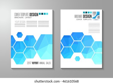 Plantilla de folleto, Diseño de volante o Portada de despliegue para presentaciones de negocios y portadas de revistas, informes anuales y propósitos genéricos de marketing.