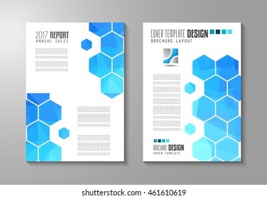 Brochure template, Flyer Design or Depliant Cover for business presentation and magazine covers, annual reports and marketing generic purposes.